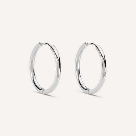 Orecchini A Cerchio Moonlight Acciaio - Orecchini a Cerchio Donna | Stroili