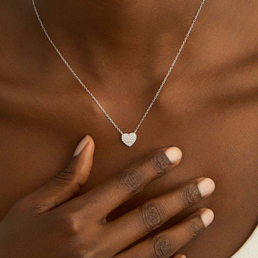 Collana Silver Moments Argento Rodiato Cubic Zirconia