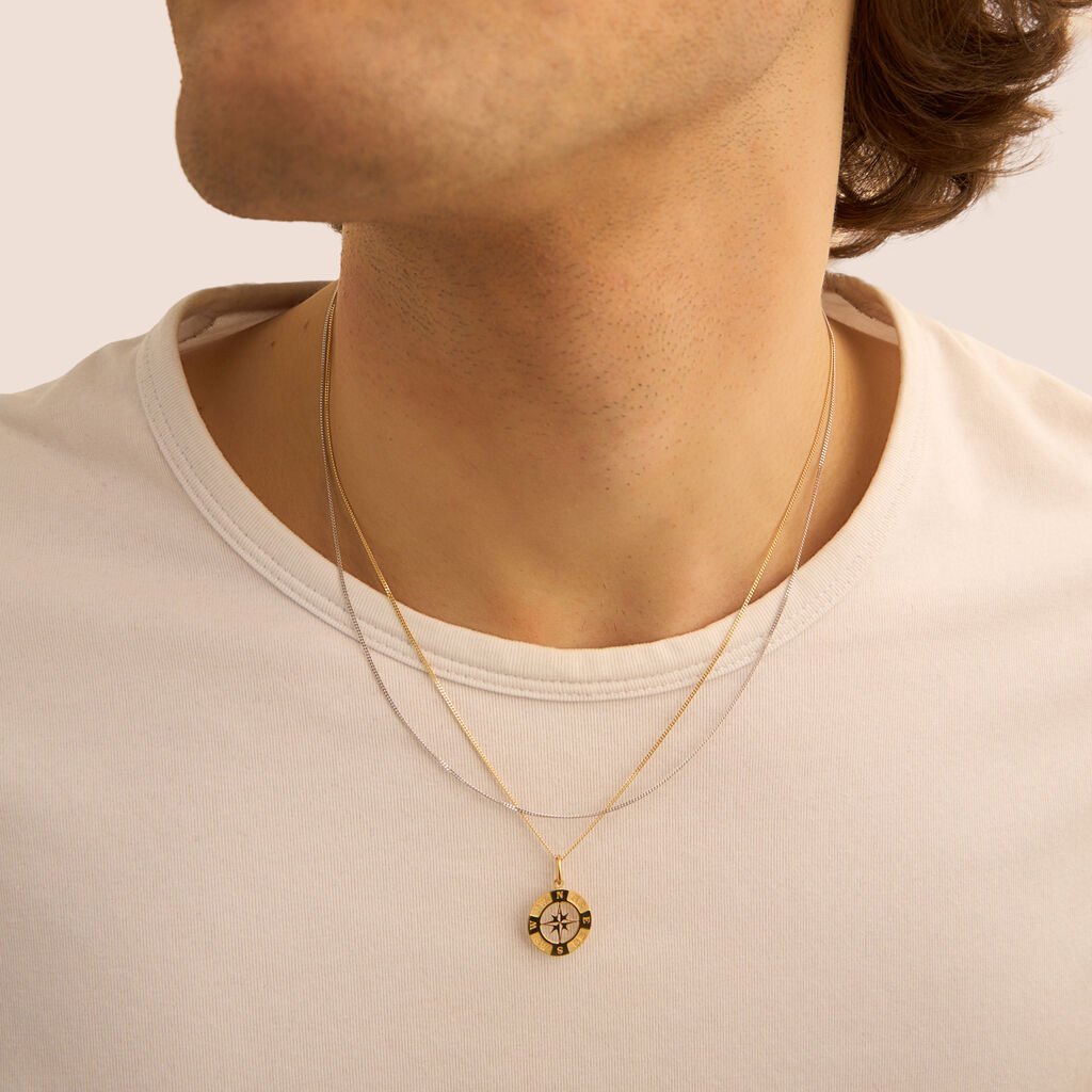 Catena L'homme Or Oro Bianco