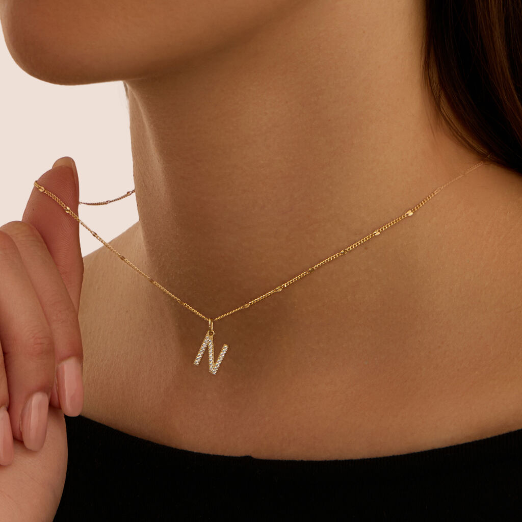 Pendente Poème Oro Giallo Cubic Zirconia