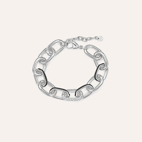Bracciale Catena Lady Sweet Acciaio Cristallo - Bracciali Donna | Stroili