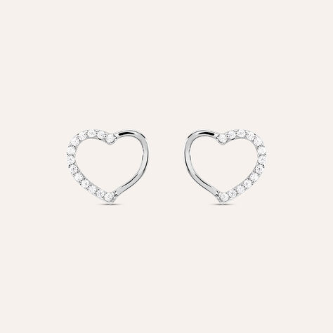 Orecchini Lobo Silver Moments Argento Rodiato Cubic Zirconia - Orecchini a Lobo Donna | Stroili