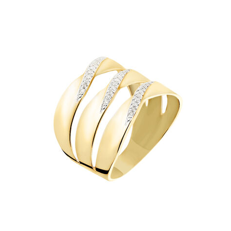 Anello Fascia Sophia Oro Giallo Diamante - Anelli con Pietre Donna | Stroili