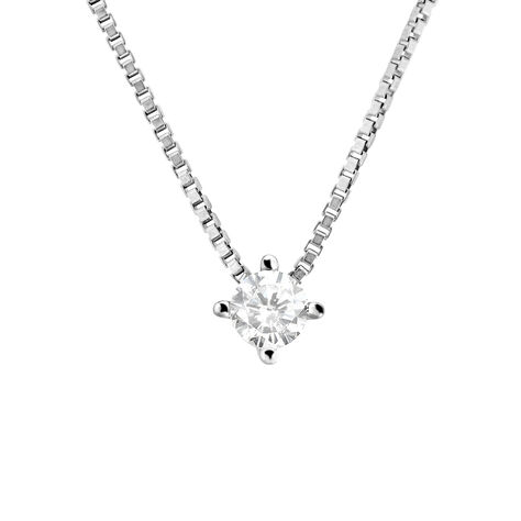 Collana Punto Luce Silver Elegance Argento Rodiato Cubic Zirconia - Collane Punto Luce Donna | Stroili