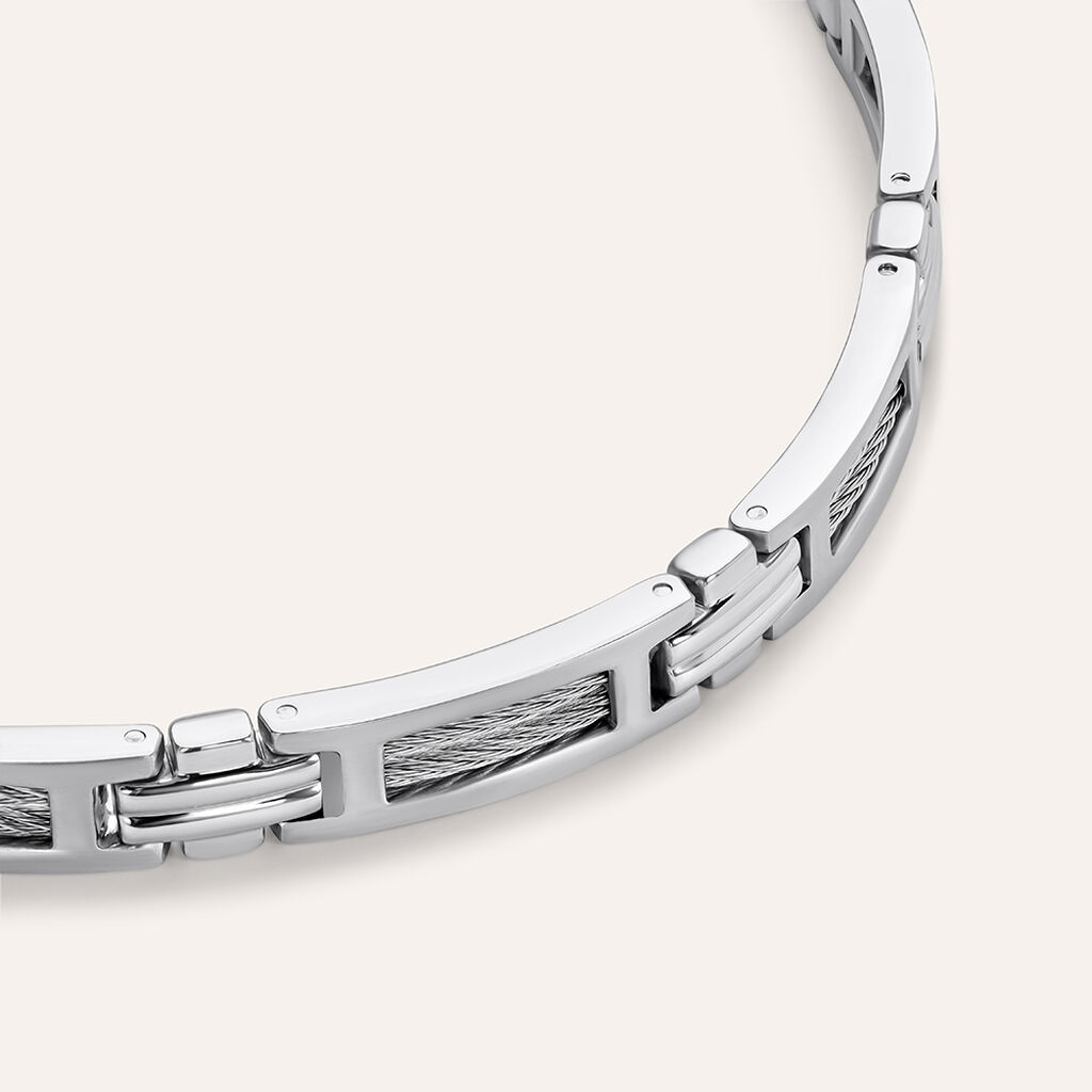 Bracciale Man Code Acciaio - Bracciali Uomo | Stroili