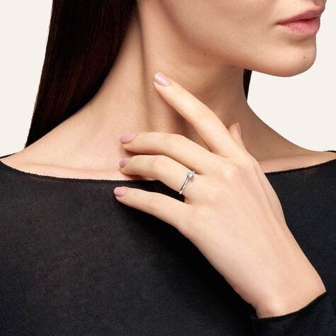 Anello Solitario Valentino Diamade Oro Bianco Diamante Lab-Grown - Anelli con Pietre Donna | Stroili