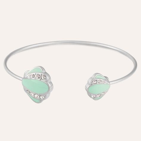 Bangle Lady Sweet Acciaio Conchiglia e Cristalli - Bracciali Donna | Stroili