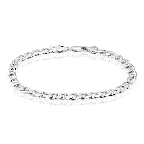 Bracciale Catena Gentleman Argento Rodiato - Bracciali Uomo | Stroili