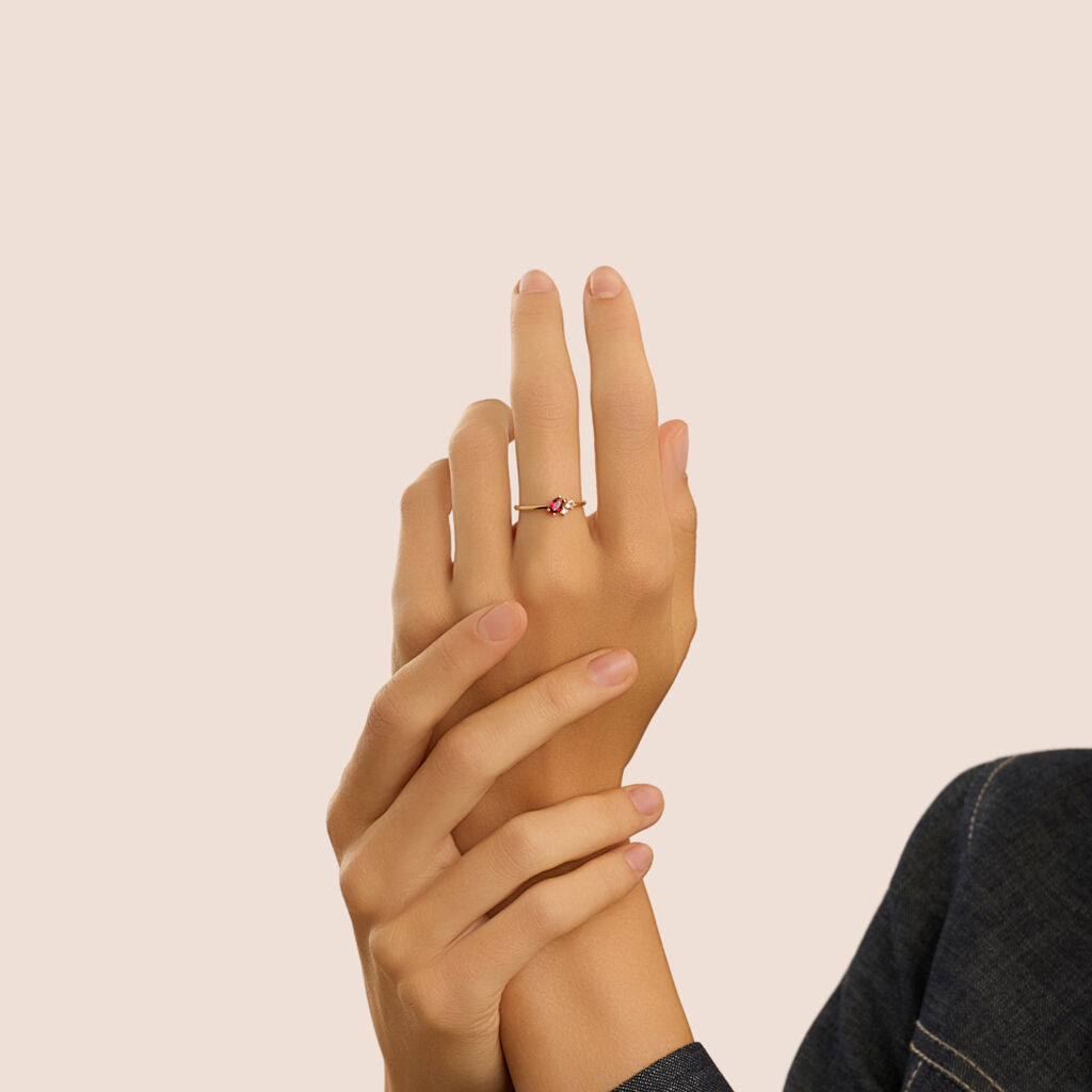 Anello Fantasia Claire Oro Giallo Cubic Zirconia