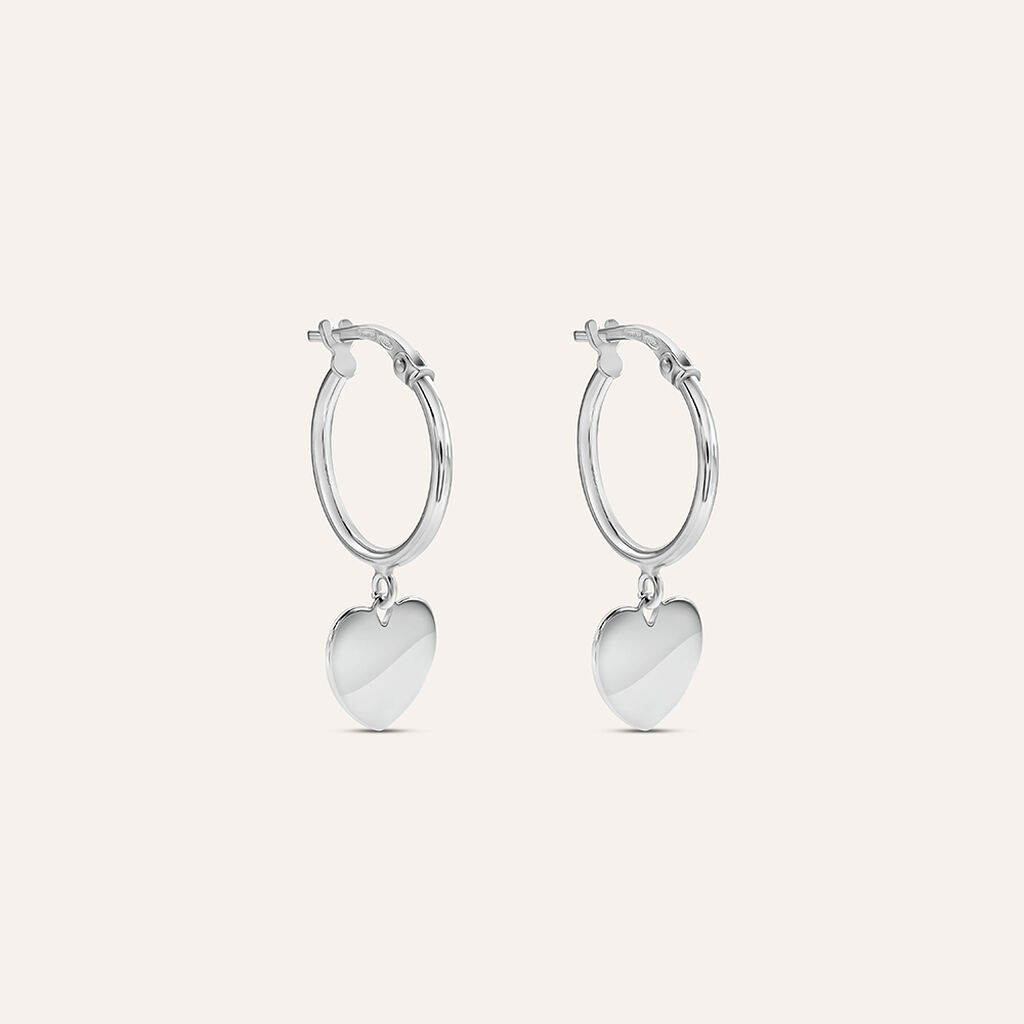 Orecchini A Cerchio Silver Collection Argento Rodiato - Orecchini a Cerchio Donna | Stroili