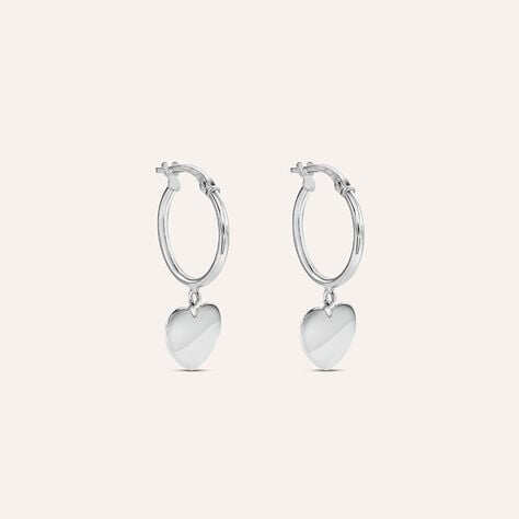 Orecchini A Cerchio Silver Collection Argento Rodiato - Orecchini a Cerchio Donna | Stroili