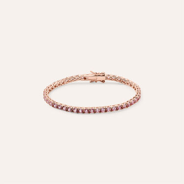 Bracciale Silver Rainbow Argento Rosato Cubic Zirconia