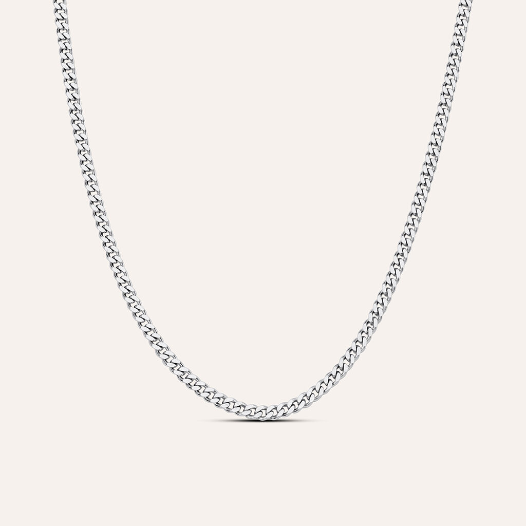 Catena Gentleman Argento Rodiato