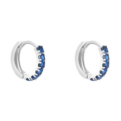 Orecchini A Cerchio Toujours Oro Bianco Cubic Zirconia - Orecchini a Cerchio Donna | Stroili
