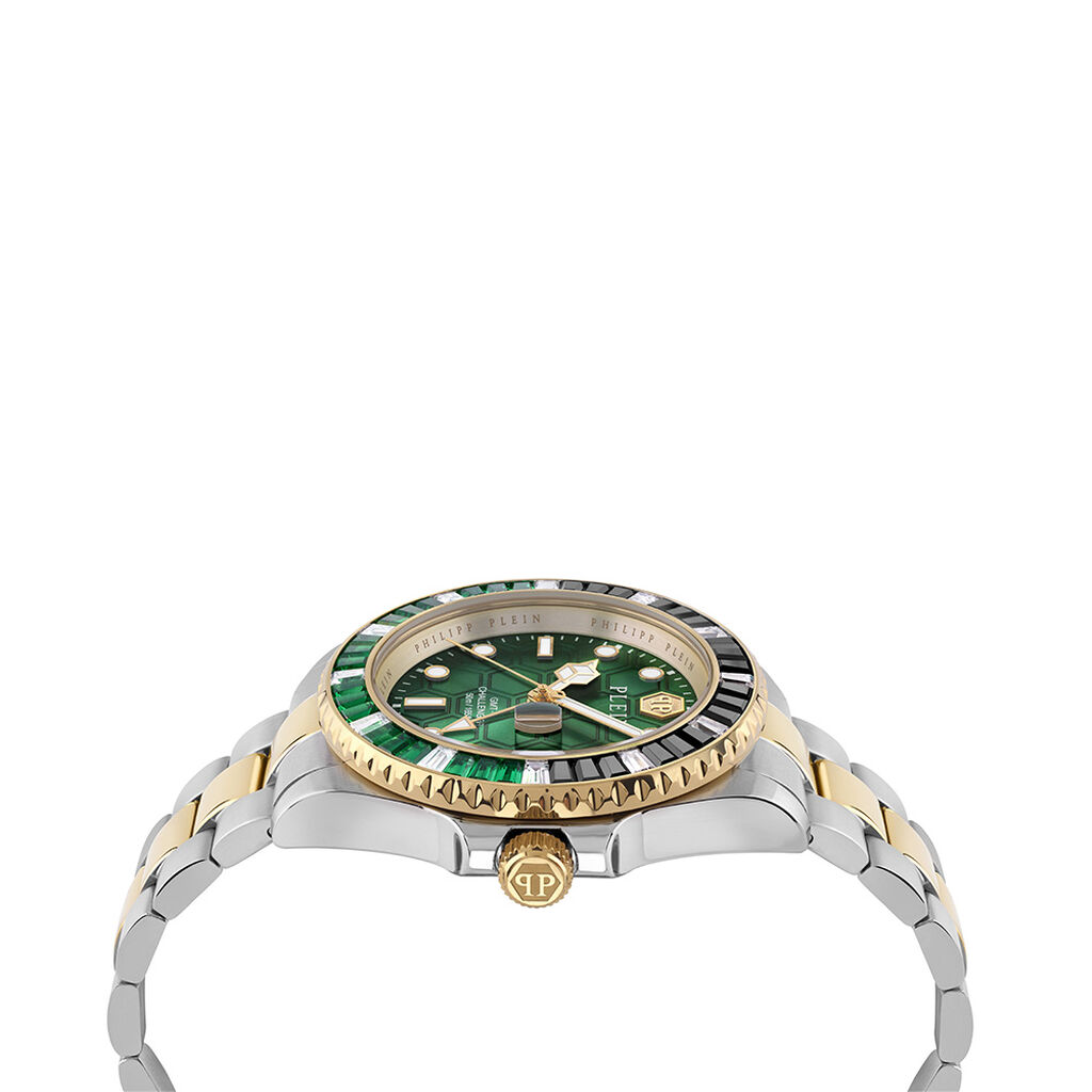 Orologio Al Quarzo Philipp Plein Gmt-i Challenger Baguettes Pwpza0224