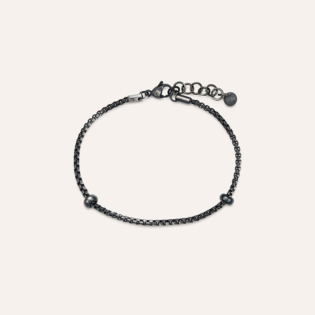 Bracciale Essential Code Acciaio Nero