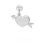 Pendente Love Beats Argento Rodiato