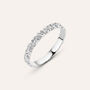 Fede Classica Diamantata 2.5 mm Oro Bianco