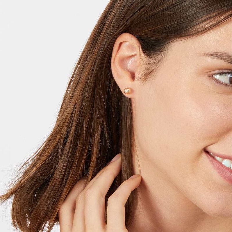 Orecchini Lobo Golden Lover Oro Rosa - Orecchini a Lobo Donna | Stroili