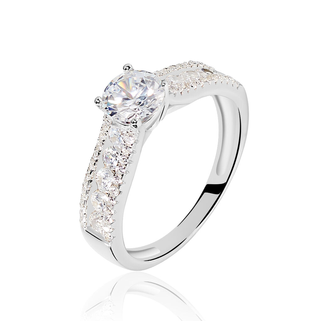Anello Silver Elegance Argento Rodiato Cubic Zirconia - Anelli con Pietre Donna | Stroili