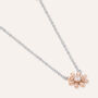 Collana Silver Moments Argento Bicolore Bianco / Rosa Cubic Zirconia
