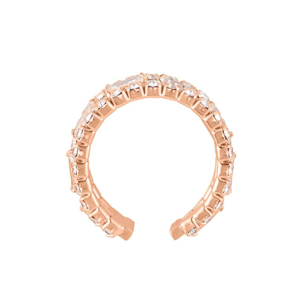 Anello Fantasia Romantic Shine Metallo Rosa Cristallo - Anelli con Pietre Donna | Stroili