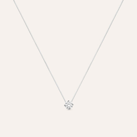 Collana Punto Luce Silver Elegance Argento Rodiato Cubic Zirconia - Collane Punto Luce Donna | Stroili