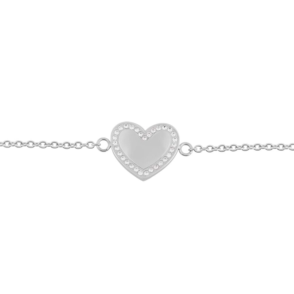 Bracciale Lady Chic Acciaio Cristallo - Bracciali con Incisione Donna | Stroili