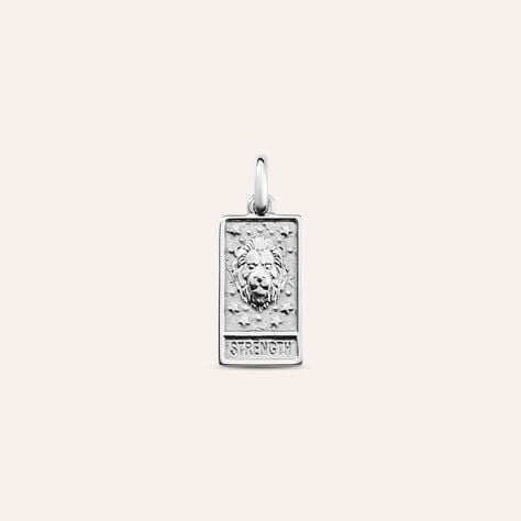 Pendente Tarocchi Carta Della Forza Love Beats Argento Rodiato - Ciondoli Unisex | Stroili
