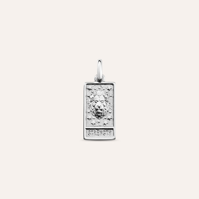 Pendente Tarocchi Carta Della Forza Love Beats Argento Rodiato - Ciondoli Unisex | Stroili