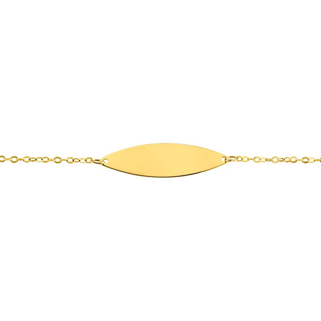 Bracciale Con Targhetta Holy Oro Giallo - Bracciali con Incisione Bambino | Stroili