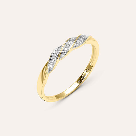 Anello Fantasia Sophia Oro Giallo Diamante - Anelli con Pietre Donna | Stroili