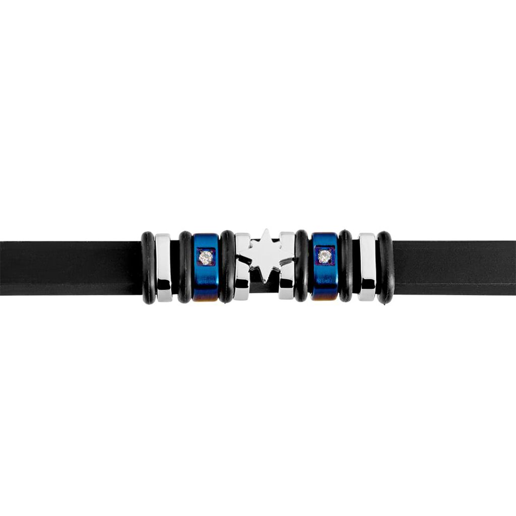 Bracciale Man Code Acciaio Bicolore Cristallo - Bracciali Uomo | Stroili