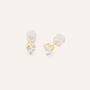 Orecchini Lobo Punto Luce Claire Oro Giallo Cubic Zirconia