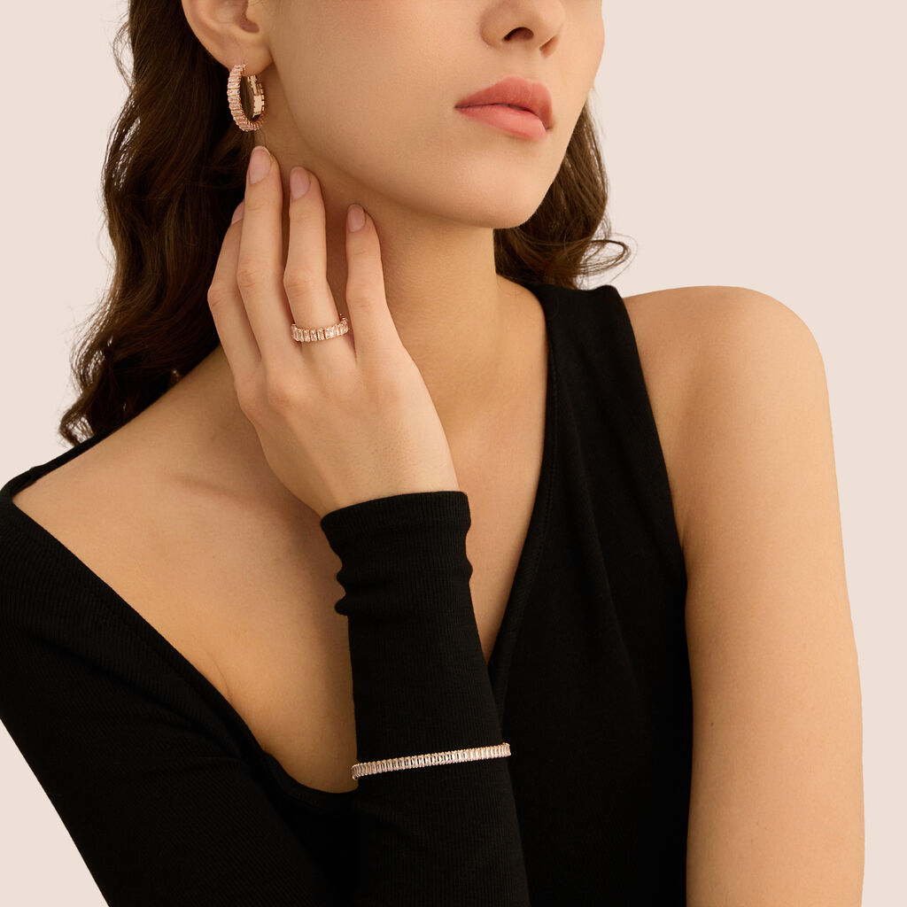 Anello Eternity Romantic Shine Metallo Cristallo - Anelli Eternity Donna | Stroili