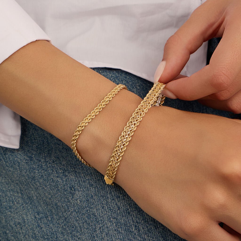 Bracciale Catena Colette Oro Giallo Cubic Zirconia - Bracciali Donna | Stroili