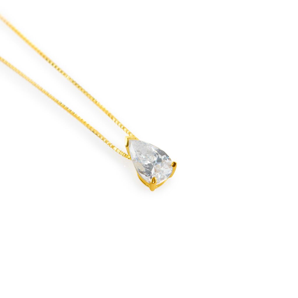 Collana Punto Luce Claire Oro Giallo Cubic Zirconia - Collane Punto Luce Donna | Stroili