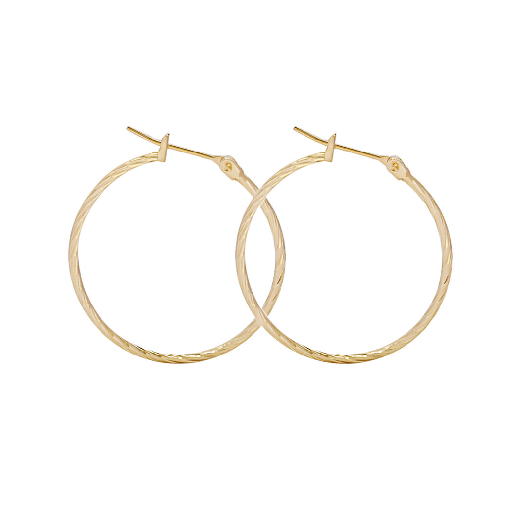 Orecchini A Cerchio Golden Dream Placcato Oro Giallo - Orecchini a Cerchio Donna | Stroili
