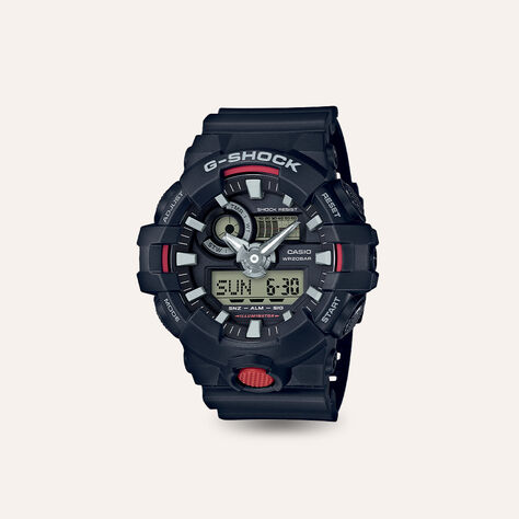 Orologio Cronografo Uomo Casio G-Shock quadrante nero GA-700-1AER-RE21 - Orologi Sportivi Uomo | Stroili