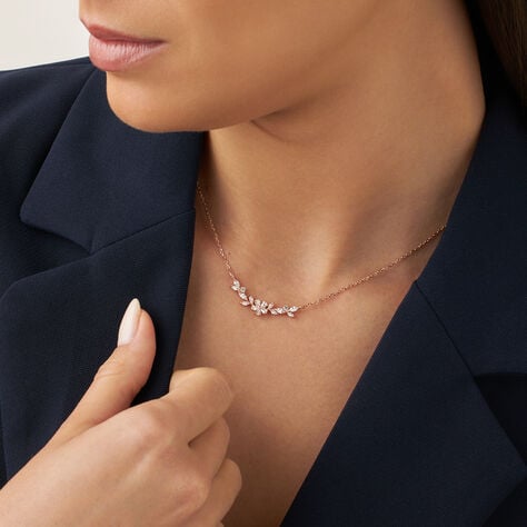 Collana Silver Elegance Argento Rosa Cubic Zirconia - Collane Donna | Stroili