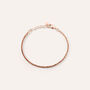 Bracciale Tennis Romantic Shine Metallo Rosa Cristallo