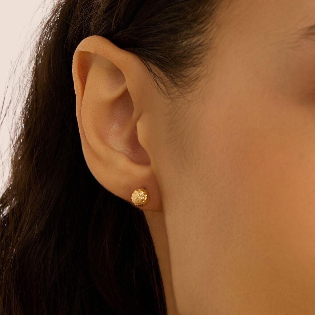 Orecchini Lobo Golden Lover Oro Giallo - Orecchini a Lobo Donna | Stroili