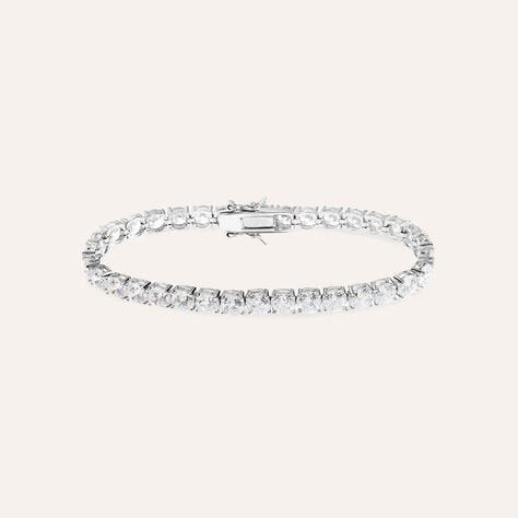 Bracciale Tennis Silver Elegance Argento Rodiato Cubic Zirconia - Bracciali Tennis Donna | Stroili