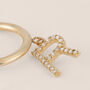 Mono Orecchino A Cerchio Toujours Oro Giallo Cubic Zirconia