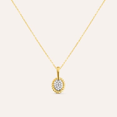 Collana Sophia Oro Giallo Diamante