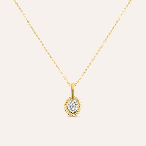 Collana Sophia Oro Giallo Diamante - Collane Donna | Stroili