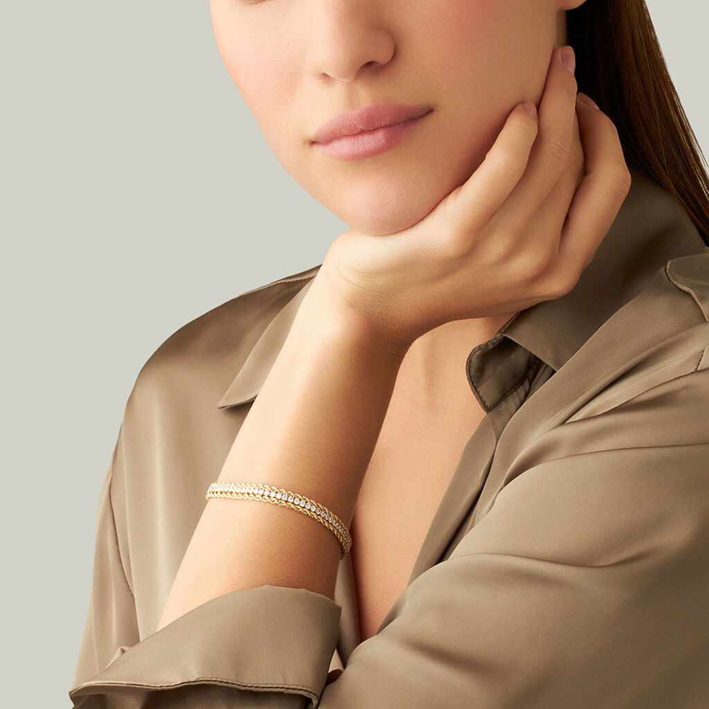 Bracciale Catena Colette Oro Giallo Cubic Zirconia