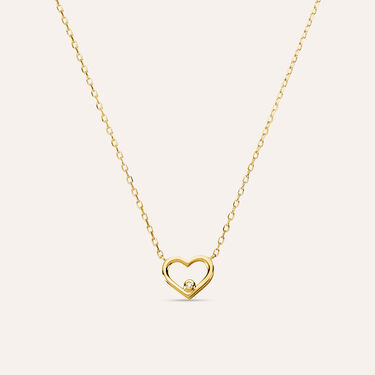 Collana Mon Petit Oro Giallo Diamante