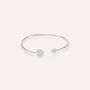 Bangle Silver Shine Argento Rodiato Cubic Zirconia