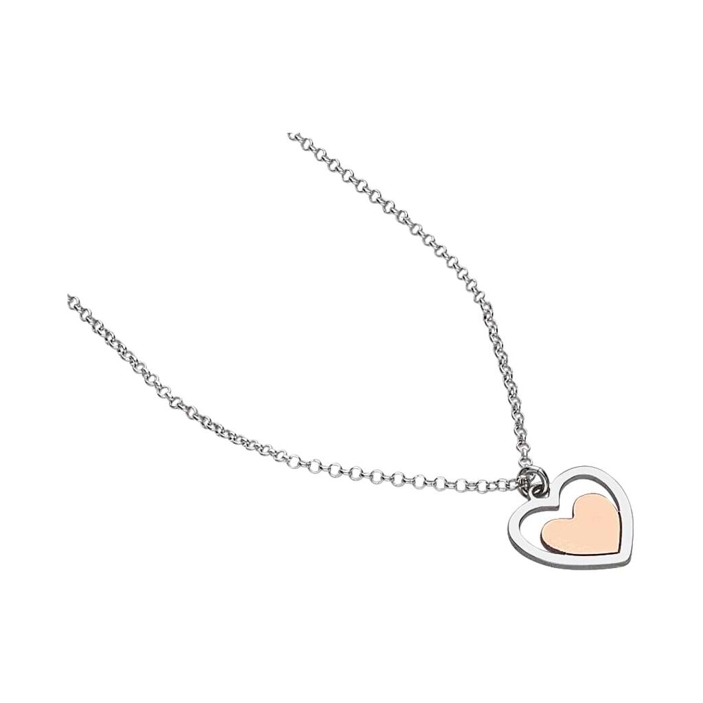 Collana Silver Collection Argento Bicolore Bianco / Rosa - Collane Donna | Stroili